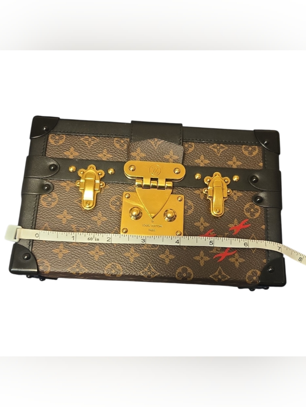 Louis Vuitton Monogram Petite Malle Trunk Style.0 - Picture 16 of 17
